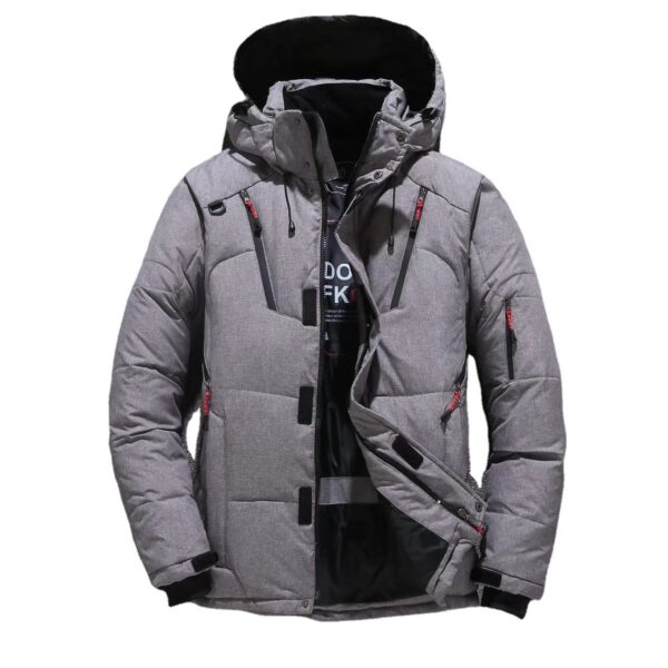 Men's Fashionable Waterproof Short-Style Casual Hooded Jacket