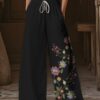 Women's Casual Wide-Leg Graphic Printed Athletic Street Style Pants