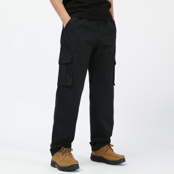 Men's Casual Trendy Long Multi-Pocket Cargo Work Pants