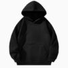 Men's Casual Solid-Color Hooded Fleece-lined Thickened Hoodie