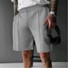 Men's Solid Color Versatile Casual Trendy Sports Shorts