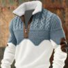 Men's Trendy Casual Slim-fit Comfortable Sweater With Fleece Collar