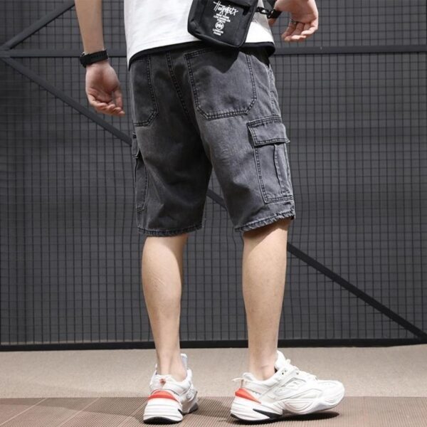 Men's Casual Mid-Length Workwear Jean Pants: Perfect for Style and Durability