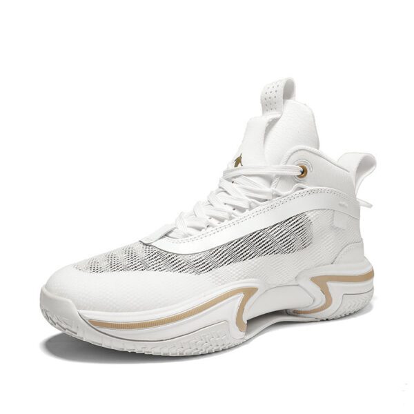 Men's High-Top Breathable Shock-Absorbing Athletic Shoes