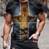 1621315025063.jpg Men's Christian Casual Graphic Printed Short Sleeve T-shirt With A Cross