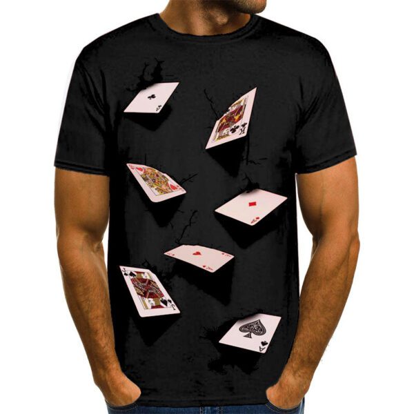 1622036359224.jpg Men's 3D Printed Casual Playing Cards Round Neck Short Sleeve T-shirt
