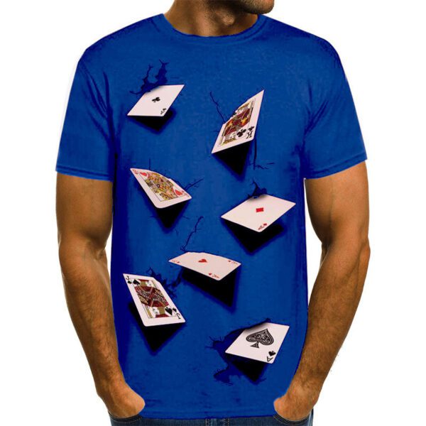1622036359244.jpg Men's 3D Printed Casual Playing Cards Round Neck Short Sleeve T-shirt