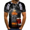 Men's Trendy Casual 3D Printed Graphic Short Sleeve T-shirt