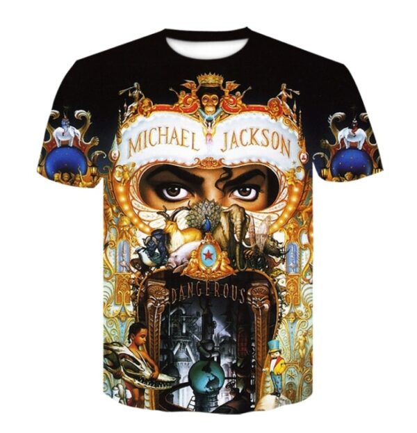 Men's 3D Printed Casual Graphic Short Sleeve T-shirt
