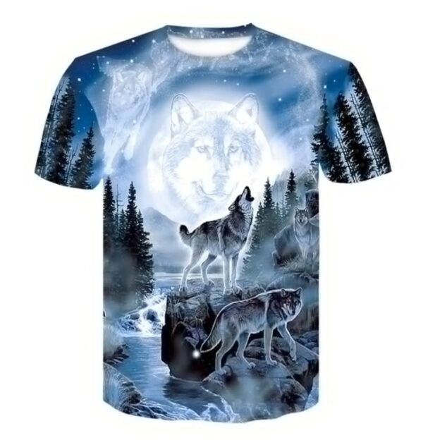 Men's 3D Printed Casual Graphic Short Sleeve T-shirt
