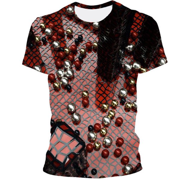 1623741300085.jpg Men's Casual Geometric Three-Dimensional Short Sleeve T-shirt – Elevate your style