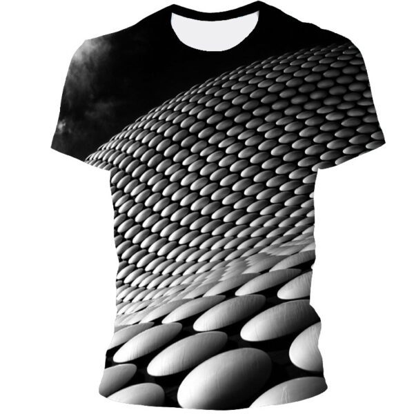 1623741307762.jpg Men's Casual Geometric Three-Dimensional Short Sleeve T-shirt – Elevate your style