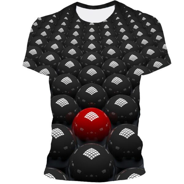 1623741310217.jpg Men's Casual Geometric Three-Dimensional Short Sleeve T-shirt – Elevate your style