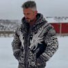 Men's Zippered Trendy Casual Dual Pocket Printed Hoodie