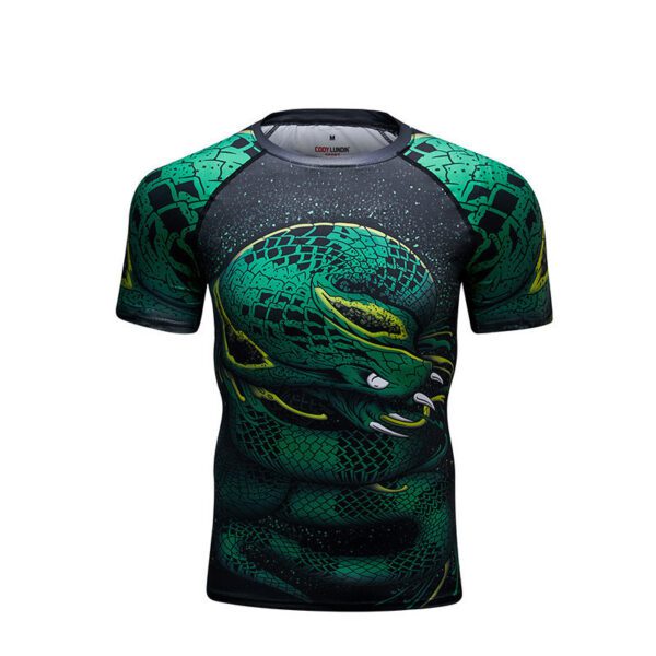 Men's Digital 3D Printed Animal Short-sleeved T-shirt