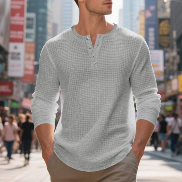 1f898f8b-8f12-4154-b863-496416cffba4.jpg Men's Jacquard Casual Plaid Button-Down Long Sleeve Sweater