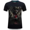 Men's Casual Trendy 3D Printed Dystopian Gunslinger Short Sleeve T-shirt