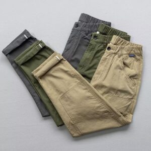 Men's Long Casual Stylish Loose-fitting Tapered Cargo Pants