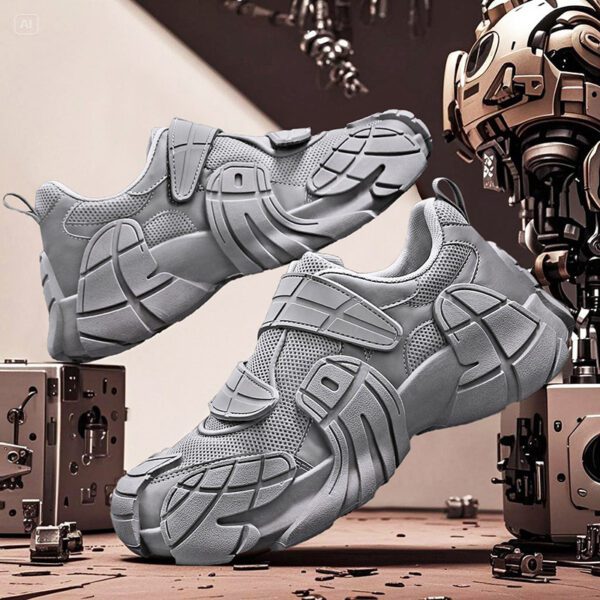 Men's Breathable Low-Top Sporty Casual Athletic Sneakers