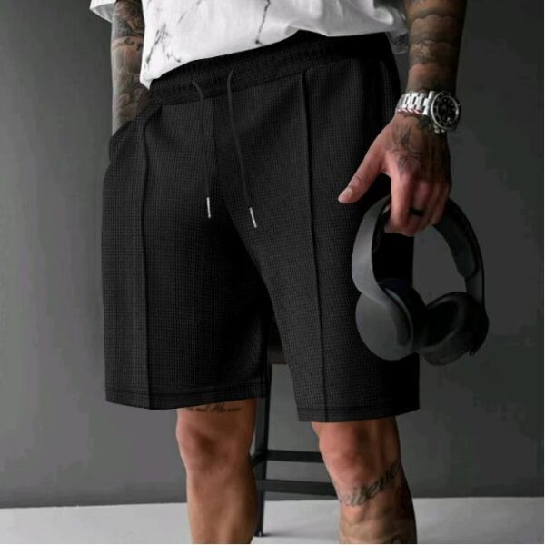 Men's Solid Color Versatile Casual Trendy Sports Shorts