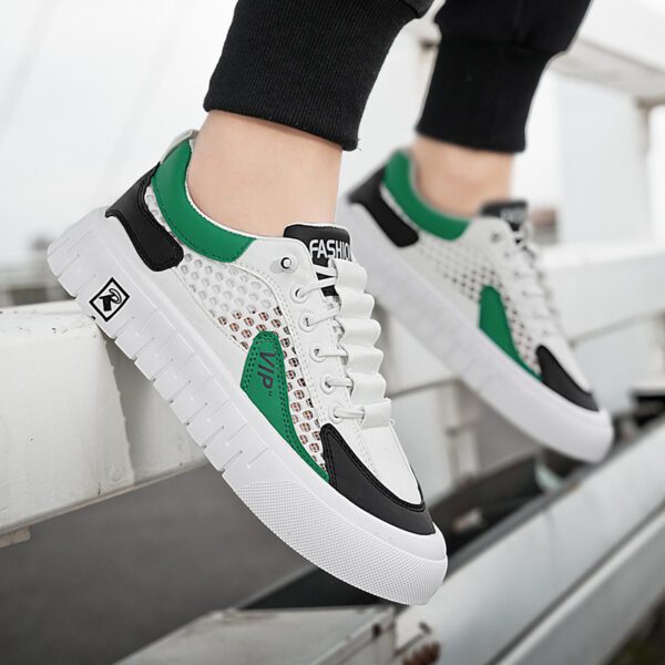 Men's Casual Breathable Mesh-Panel Athletic Sneakers