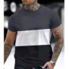 Men's 3D Printed Athletic T-shirt