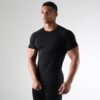 Men's Sports Fitness Short Sleeve Elastic Training T-shirt