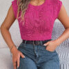 32853b62-1788-4c0e-a574-d8415b7e5ccc.jpg Women's Casual Heart Hollow Out Knit Vacation Cropped Top