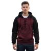 Men's Retro Casual Drawstring Hooded Pullover Sweater