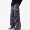 33828349-79bd-4b03-8b24-1ccea57d93b8.jpg Men's Casual Retro High Street Fashion Pleated Straight Leg Cargo Pants