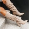 Women's Fashionable Suede High-Heel Over-the-Knee Boots