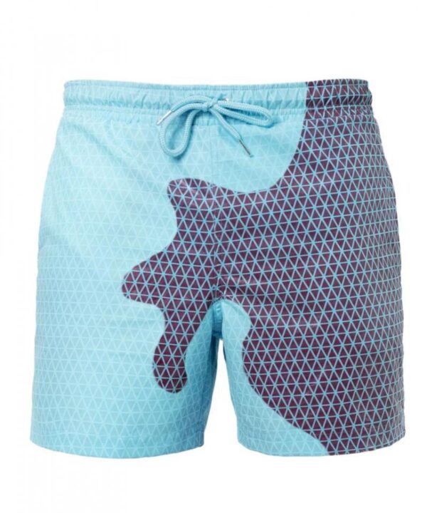 Men's Color Changing Casual Quick Drying Beach Shorts