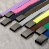 Men's Casual Snap-Clasp Canvas Candy-Colored Belt