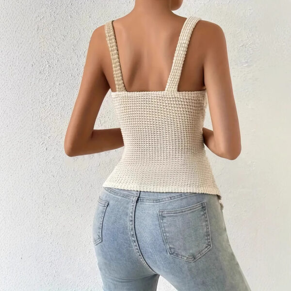 Women's Casual & Trendy Knit V-Neck Sleeveless Top