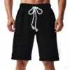 Men's Relaxed-Fit Knitted Mid-Length Jacquard Casual Shorts