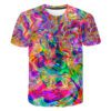 Men's 3D Printed Abstract Tie-Dye Casual Fashion Summer Round Neck T-Shirt