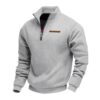 39661791-7a00-4a4b-a0a2-fbbfec2f3fa2.jpg Men's Casual Fleece-Lined Mid-Length Zip-Up Loose-fit Stand-up Collar Sweater