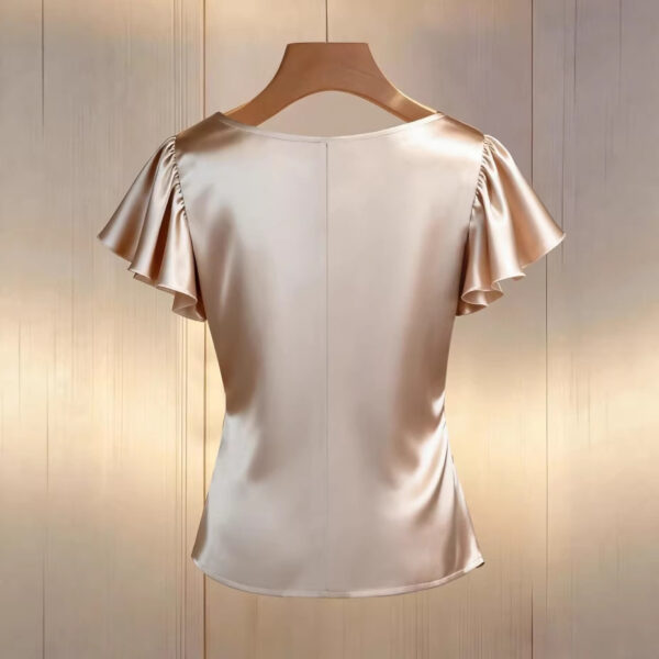 Women's Elegant Stylish & Minimalist Short Sleeve Top