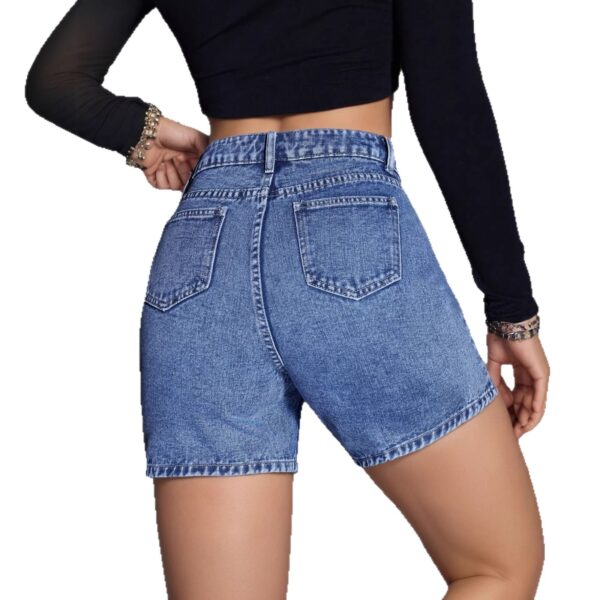 3bfb5c3b-f058-4249-b894-89db5113e097.jpg Women's Casual Distressed Vintage Non-Stretch Denim Shorts