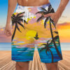 Men's Casual 3D Summer Beach Printed Swimming Shorts