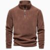 3d9fe021-8922-4f86-977c-ea0673fb8032.jpg Men's Trendy Long-Sleeve Hoodie With A Stand-up Collar And A Half-zip
