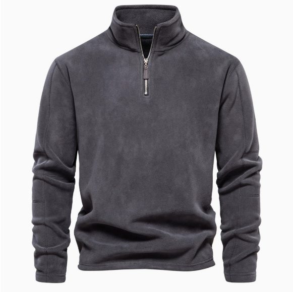 3dd181b0-018c-47e3-8190-408771333e87.jpg Men's Trendy Long-Sleeve Hoodie With A Stand-up Collar And A Half-zip