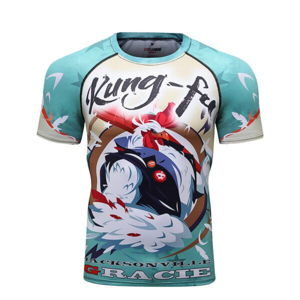 Men's Digital 3D Printed Animal Short-sleeved T-shirt