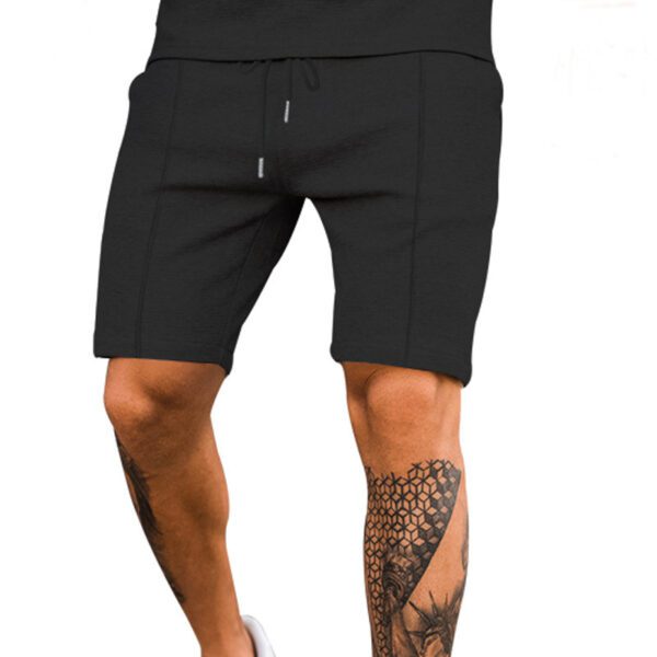 Men's Solid Color Versatile Casual Trendy Sports Shorts