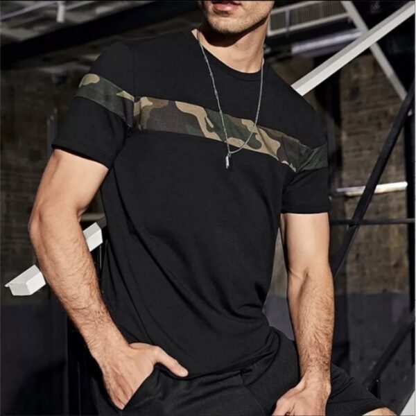 Men's 3D Printed Athletic T-shirt