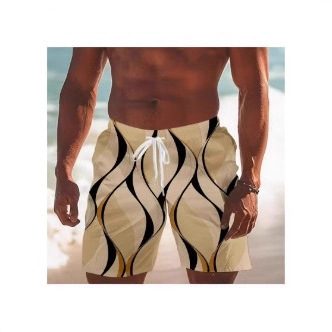 Men's 3D Printed Design Casual Beach Swim Shorts