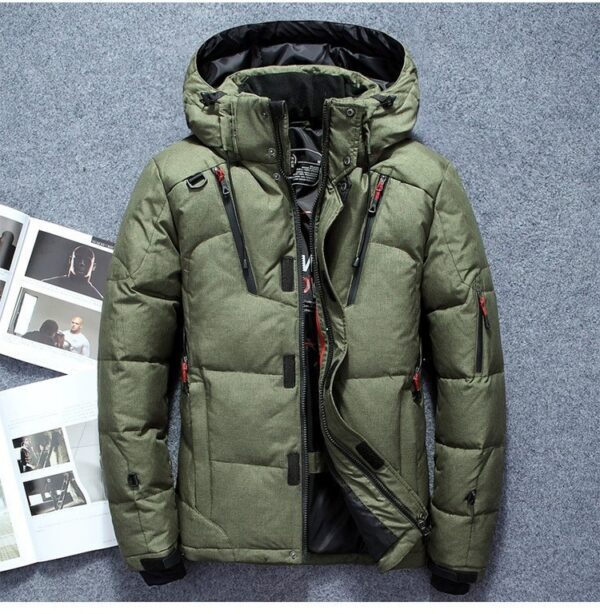 Men's Fashionable Waterproof Short-Style Casual Hooded Jacket