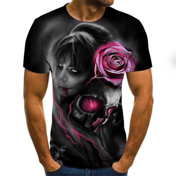 4d730c5c-4dbf-4f57-96cc-30c11a20eb7c.jpg Men's 3D Printed Mario Bro's & Anime Characters Casual Short Sleeve T-shirt