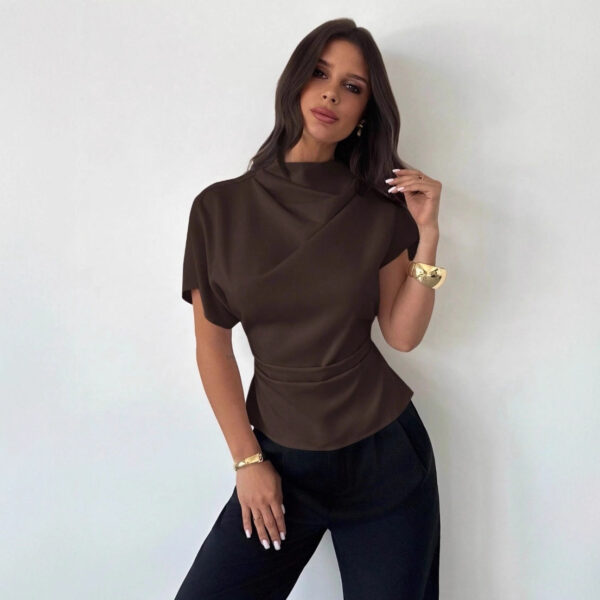Women's Trendy Asymmetrical Fashion Blouse Top
