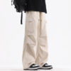 4eaaf121-2214-40f0-939a-10c341c68511.jpg Men's Casual Retro High Street Fashion Pleated Straight Leg Cargo Pants